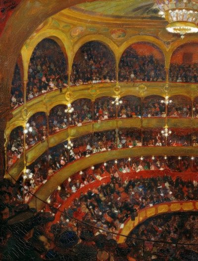 Concert Colonne door Andre Devambez